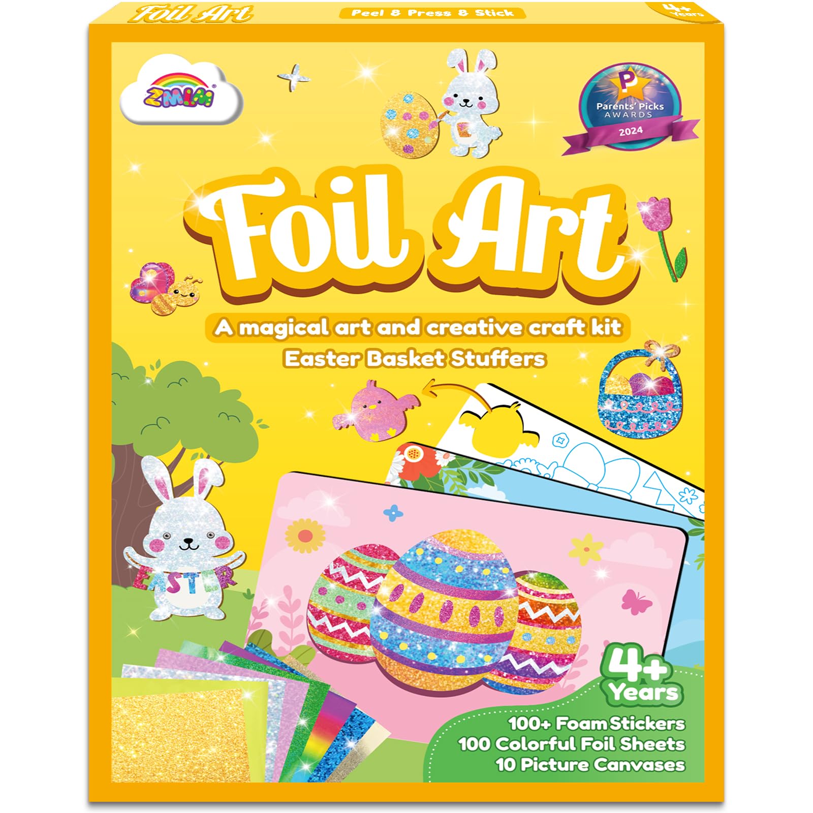 Amazon.com: ZMLM Foil Art Kit for Kids - Easter Crafts for Kids 4